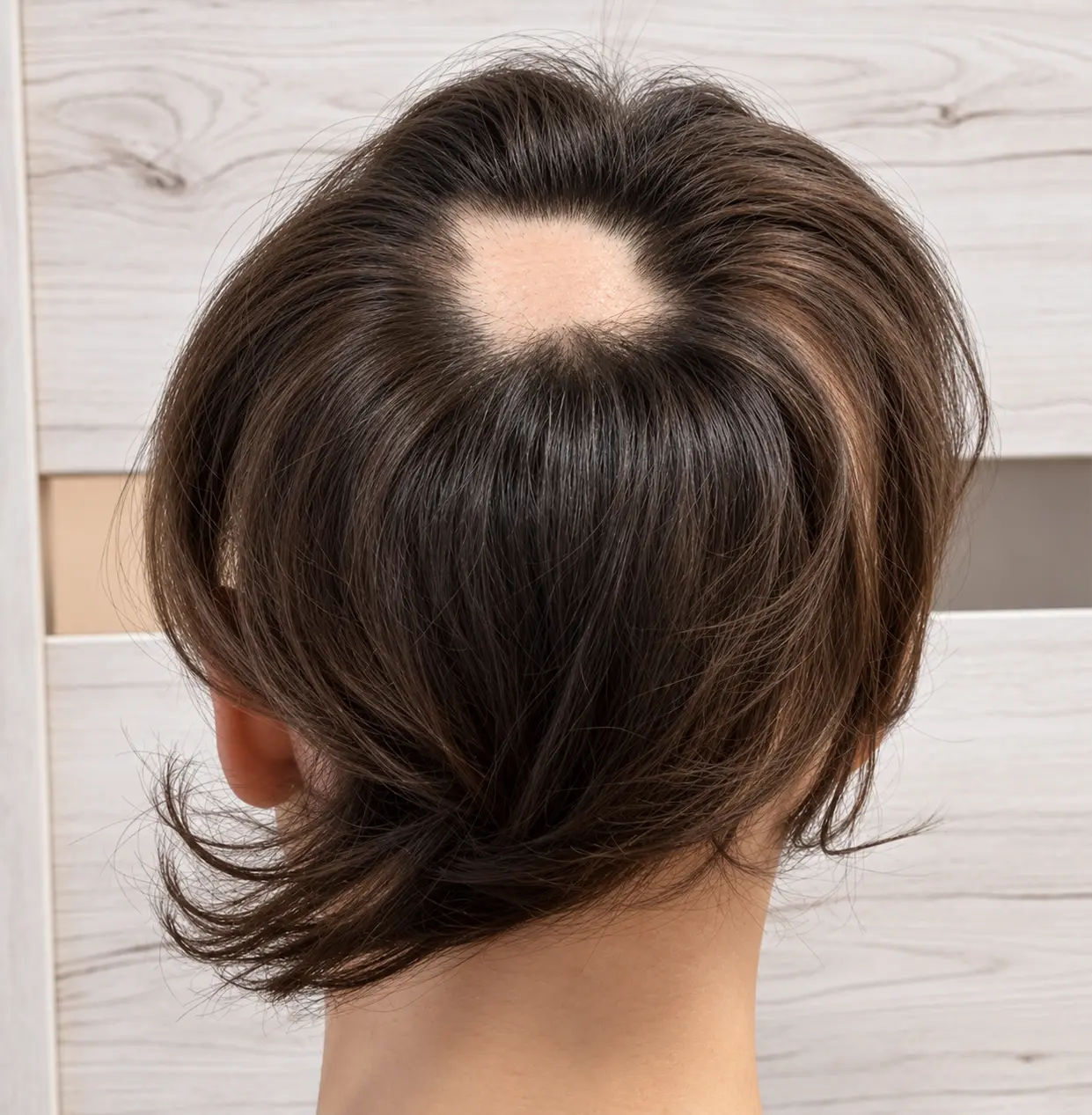 Alopecia areata localizada en el cuero cabelludo